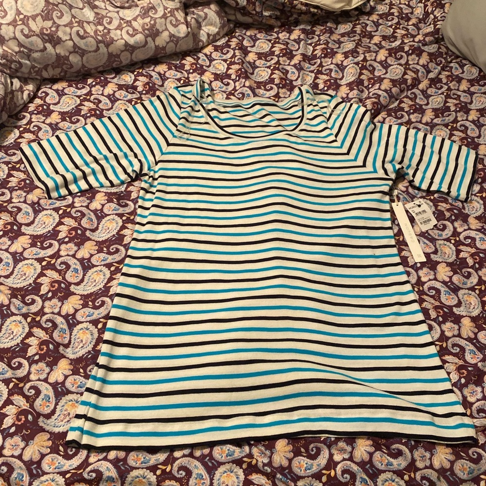 Caslon short sleeve cotton top